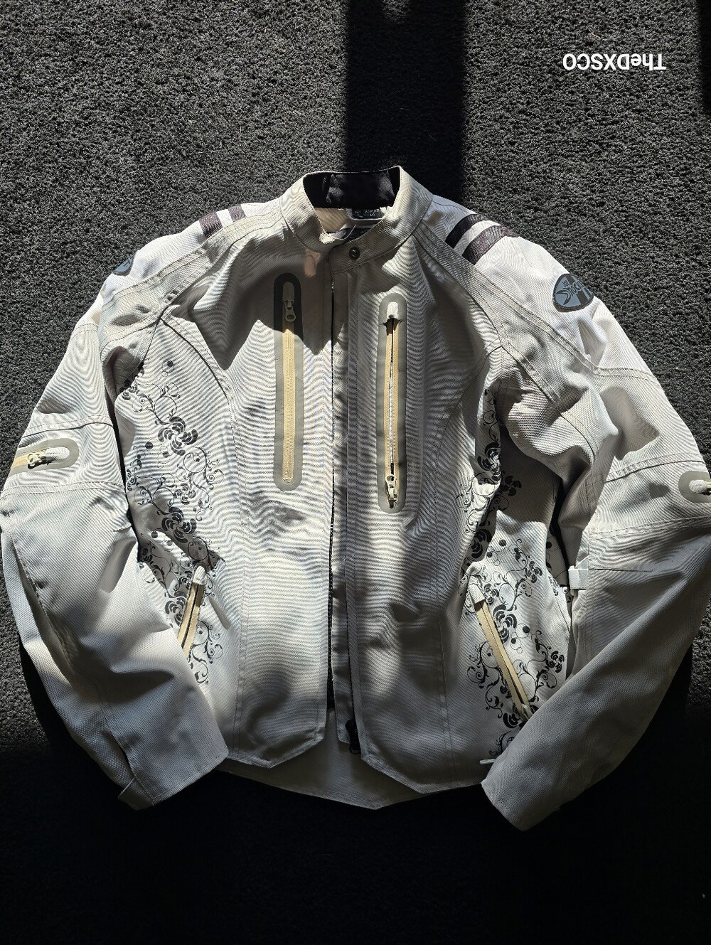 Joe rocket women's floral accent motorcycle jacket